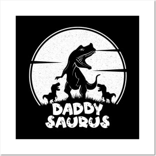 Daddy Saurus Rex Posters and Art